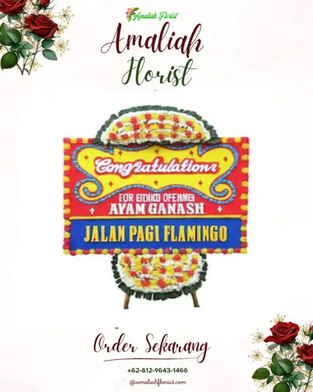 Sewa Papan Bunga Tampu Langit